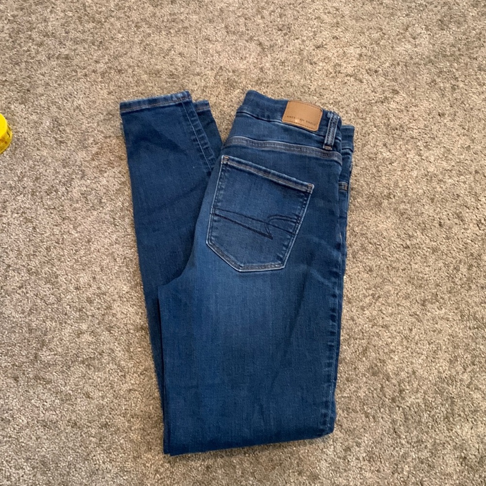 American Eagle Curvy High Rise Jeggings .